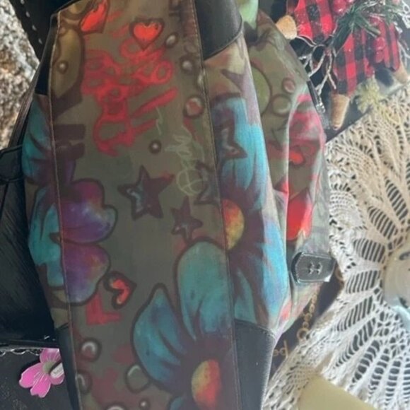 Lesportsac Shoulder Bag Very Rare Vintage Medium Everyday Bag - Picture 7 of 9